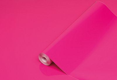 1m x 45cm Glossy Pink Magenta Self Adhesive Sticky Back Plastic Vinyl Fablon DCFIx