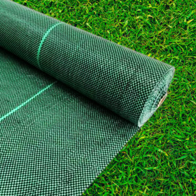 1m x 50m Yuzet 125gsm Premium Extra Tough Green Weed Control Fabric Ground Cover Membrane