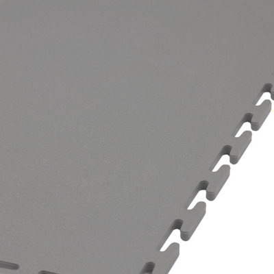 1m2 Premium Smooth Light Grey Garage Floor Tiles