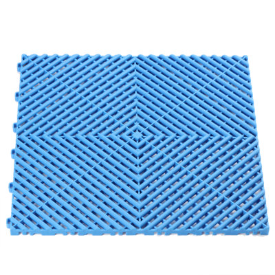1m2 Vented Blue Garage Floor Tiles