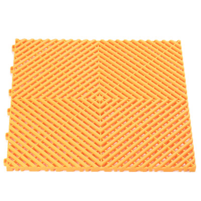 1m2 Vented Gold Garage Floor Tiles