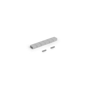 1mm dia x 4mm thick N42 Neodymium Magnet - 0.03kg Pull (Pack of 50)