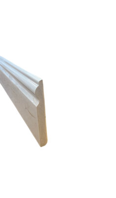 1Mtr Long 95mm X 12mm Ogee Skirting Pvc