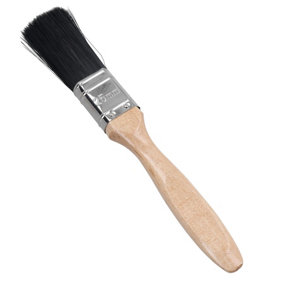 1pc 25mm 1" Paint Brush Painters Decorators Decorating With Wooden Handle