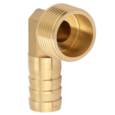 1pc 3/4" Male Brass Elbow Barbed Hose Connector Fitting(16mm)