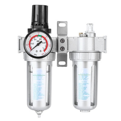 1pc Air Compressor Moisture Trap Oil Water Filter Pressure Regulator ...