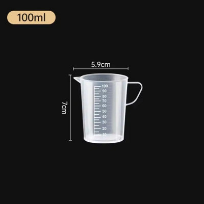 1PC Clear Plastic Measuring Jug Large Capacity