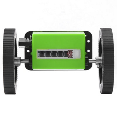 1pc Mechanical Length Counter Meter Counter Rolling Wheel Green