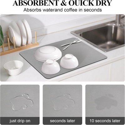 1pcs 45cm Dish Drainer Rack Coffee mat Coffee Machine mat Dish Rack ...
