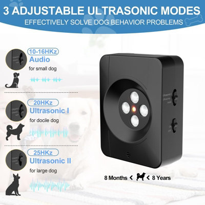 1pcs Anti Barking Device 3 Modes Ultra Dog Bark Deterrent Devices