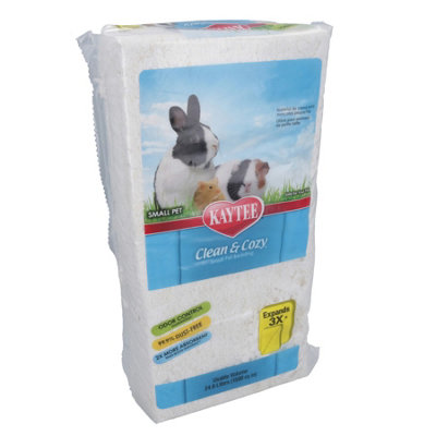 1PK 24.6L White Clean & Cozy Small Animals Bedding 99 Dust Free Odor