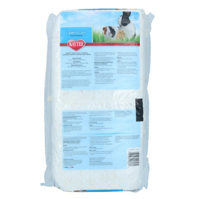 1PK 24.6L White Clean & Cozy Small Animals Bedding 99% Dust Free Odor Control - 3
