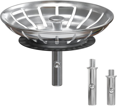 1SET Kitchen Sink Plug Replacet Stainless Steel Strainer, Drainer ...