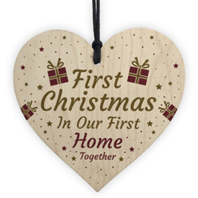1st Home Together Personalised Christmas Bauble Tree Decoration New Home Gift Keepsake