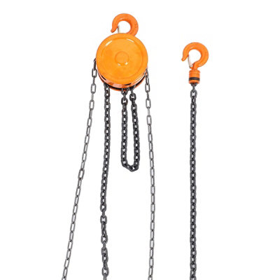 1T Chain Puller Block Hoist with Hook-Hand Tool for Lifting Chains