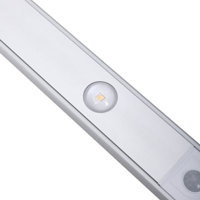 1W Smart Sensor Wardrobe Cabinet Light Rechargable LED Motion Sensor Light Tri Tone temperature 400mm  L