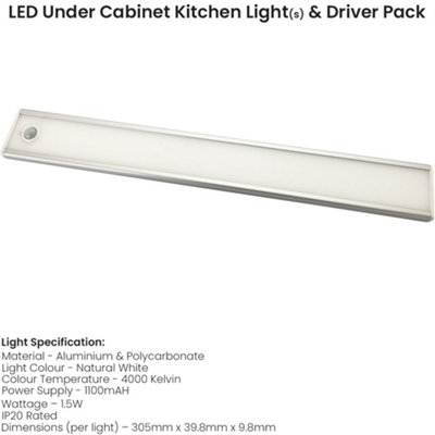 Kitchen strip lights deals b&q