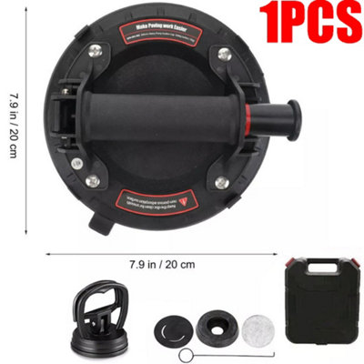 1x 8'' Vacuum Suction Cup Glass Lifter Granite Sucker Pump Lift Heavy Duty