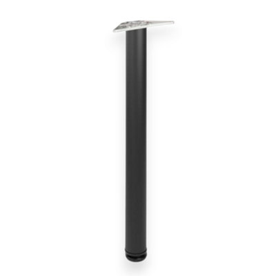 1x Adjustable Steel Table Leg with Mounting Plate, Ideal for Kitchen ...