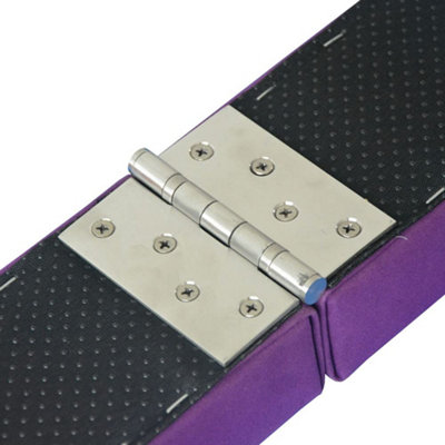 Balancieren Kinder Cannons UK 8ft Folding Gymnastic Beam. Faux Suede 240cm High Quality Balance Gym For Home