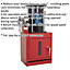 2.2 Tonne Pneumatic Paint Can Crusher - Air Operated Can Press - Safety Lock