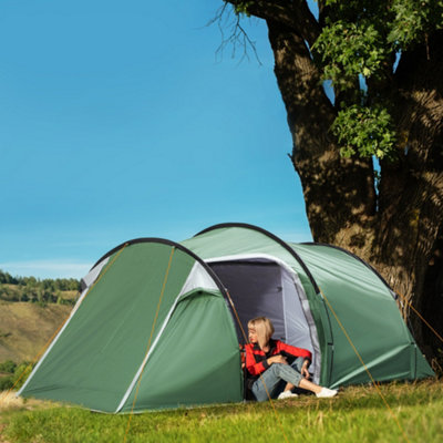 3 man air outlet tent