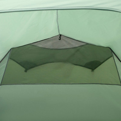 2-3 Man Camping Tent with 2 Rooms Porch Air Vents Rainfly Weather-Resistant - 8