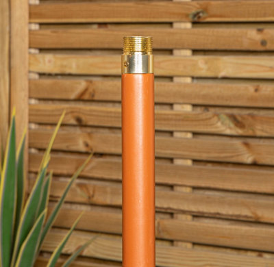 2.3m Wooden Garden Parasol 36mm Shaft & Pulley - Green - 5
