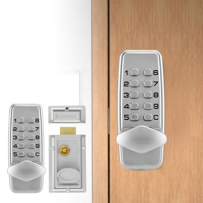 2-4 Digits MiNi Mechanical Code Lock Cabinet Indoor Outdoor Door ...