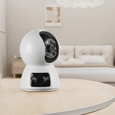 2.4G WIFI Smart Security Camera in White