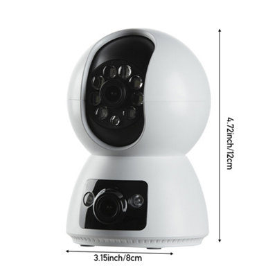 2.4G WIFI Smart Security Camera in White