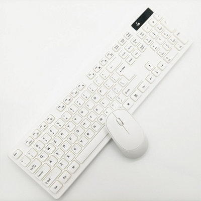 2.4GHz Slim Wireless Keyboard And Mouse Combo Set For PC Laptop Full-Size Tool