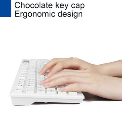 2.4GHz Slim Wireless Keyboard And Mouse Combo Set For PC Laptop Full-Size Tool