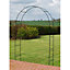 2.4m (7ft 10") Coated Steel Metal Garden Rose Arch / Trellis