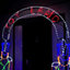 2.4m Light up Toyland Soldier Arch Christmas Rope Light with MultiColoured LEDs