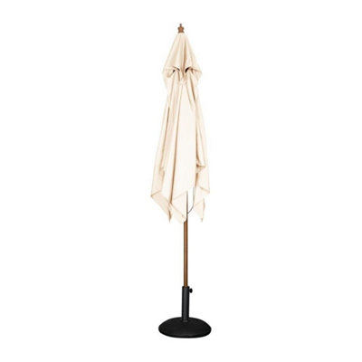 2.4m Outdoor Cream Garden Parasol - 9