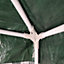 2.4m x 2.4m (8ft x 8ft) Garden Gazebo Party Tent in Green & White