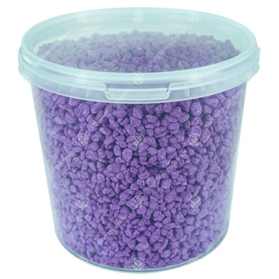 2.5L Purple Coloured Aquatic Gravel Natural Aquarium Fish Stone ...