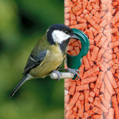 2.5L SQUAWK Berry Suet Pellets - Quality High Energy Garden Wild Bird Feed - 5