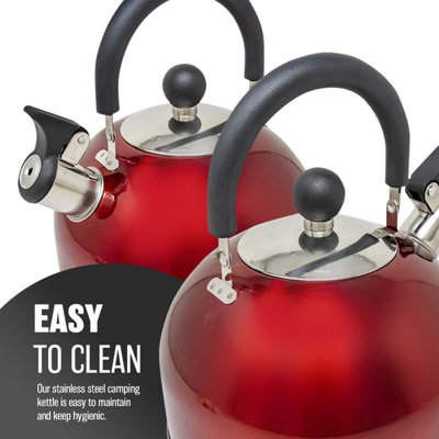 Whistling kettles for gas hobs sales