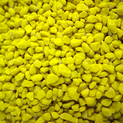 2.5L Yellow Coloured Aquatic Gravel Natural Aquarium Fish Stone Substrate
