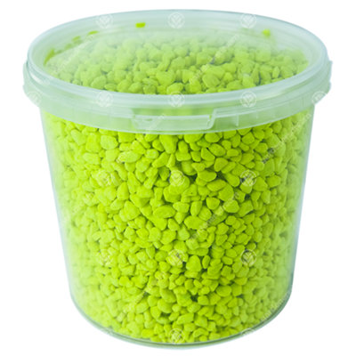 2.5L Yellow Fluorescent Aquatic Gravel - Premium Aquarium Fish Tank Stones