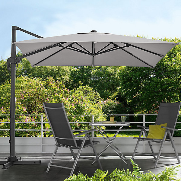 2.5M Large Rotatable Tilting Garden Rome Umbrella Cantilever 2.5M Large Rotatable Tilting Garden Rome Umbrella Cantilever