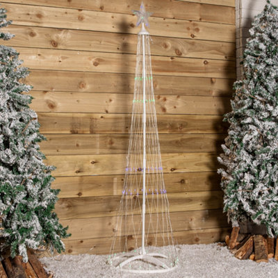 Metal/Twig Light Up Cone Tree main image 0