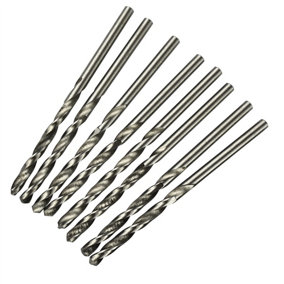 2.5mm long series HSS drills (8 pcs)