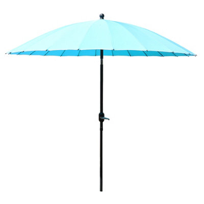 2.6 Metre Wide Aluminium Shanghai Crank and Tilt Garden Patio Parasol Sun Break