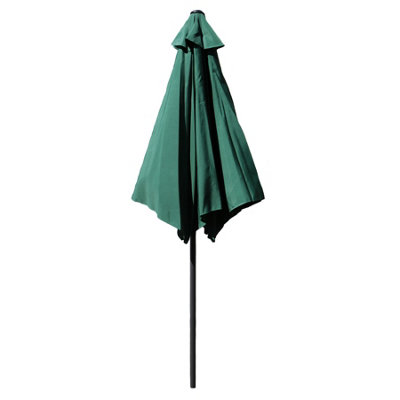 2.7 Metre Wide Wind up Garden Parasol Sun Break Shelter Umbrella Patio Shade