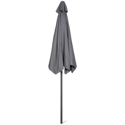 2.7M Garden Parasol Umbrella - Grey - 3