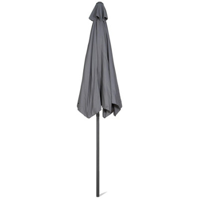2.7M Garden Parasol Umbrella - Grey