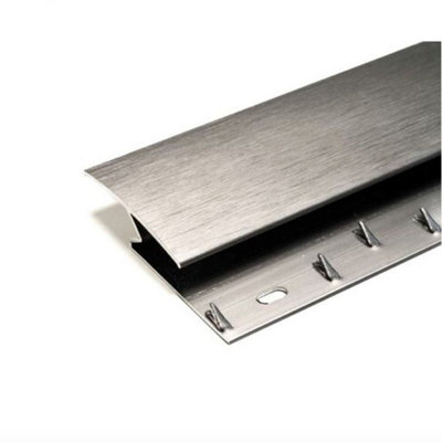 2.7m Superior Brushed Pewter Z-bar Door Plate Threshold